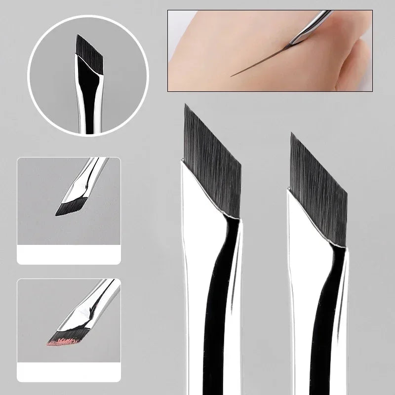 Ultra Thin Eyeliner and Eyebrow Detail Brush Set