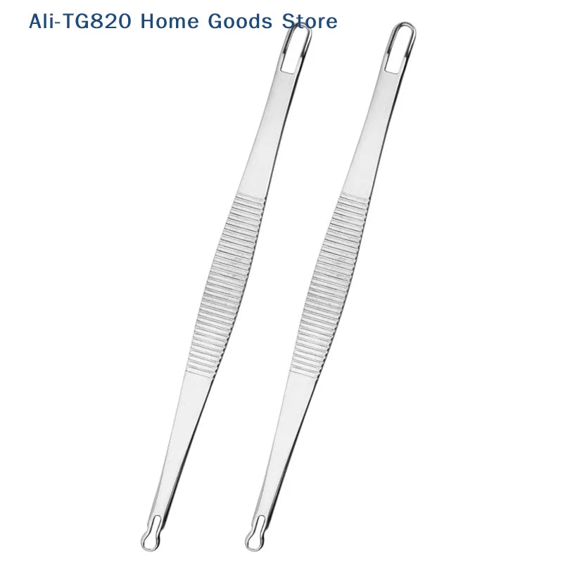 Double-Ended Stainless Steel Acne & Blackhead Extractor