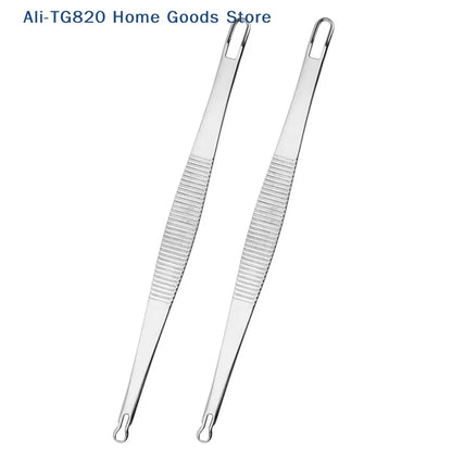 Double-Ended Stainless Steel Acne & Blackhead Extractor