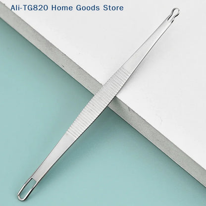 Double-Ended Stainless Steel Acne & Blackhead Extractor