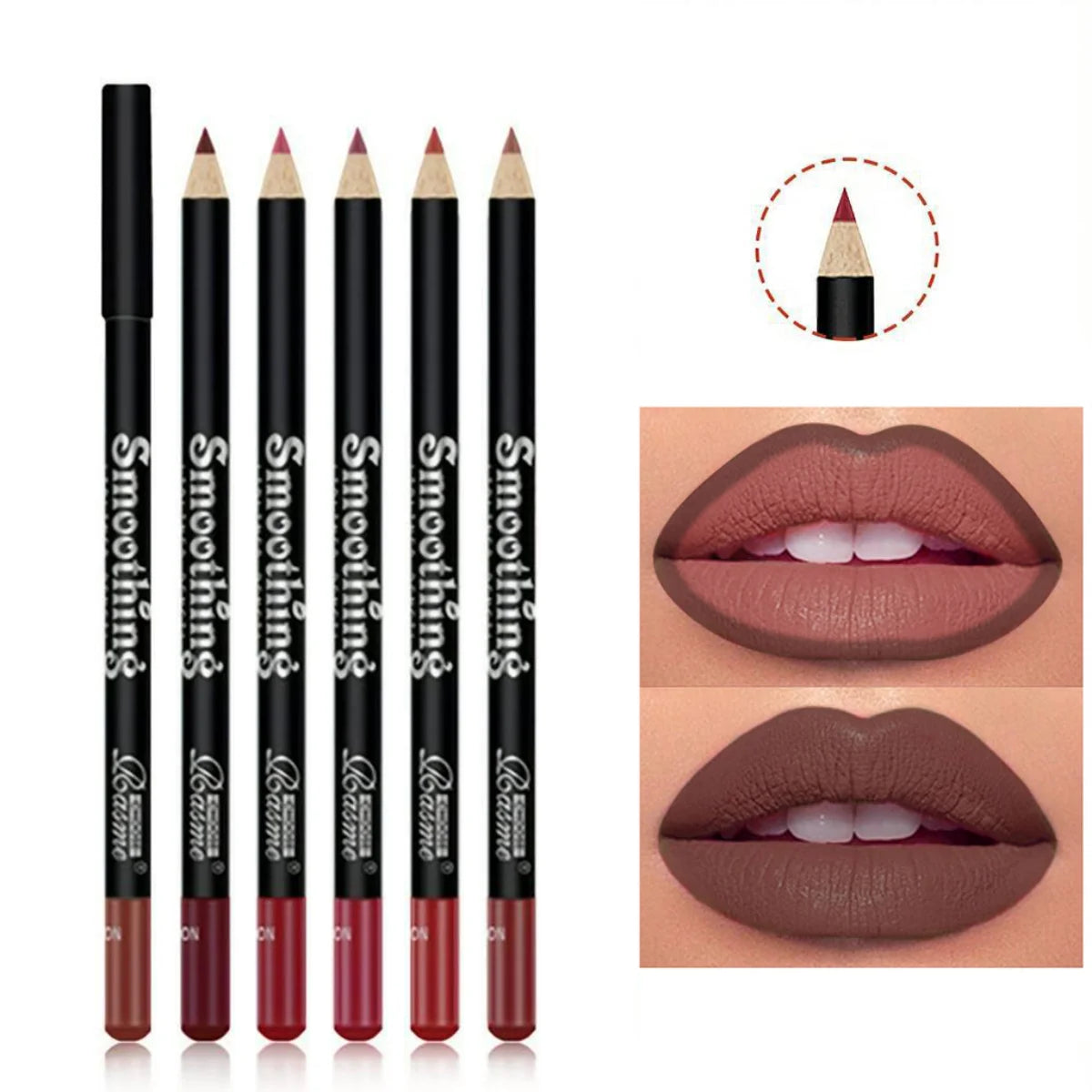 Long-Lasting Waterproof Matte Lip Liner Pencil