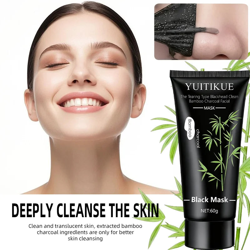 Bamboo Charcoal Peel-Off Face Mask 60 g – Deep Pore Cleanse