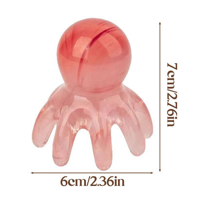 Octopus Scalp Massager Comb – 8-Tentacle Head Scratcher