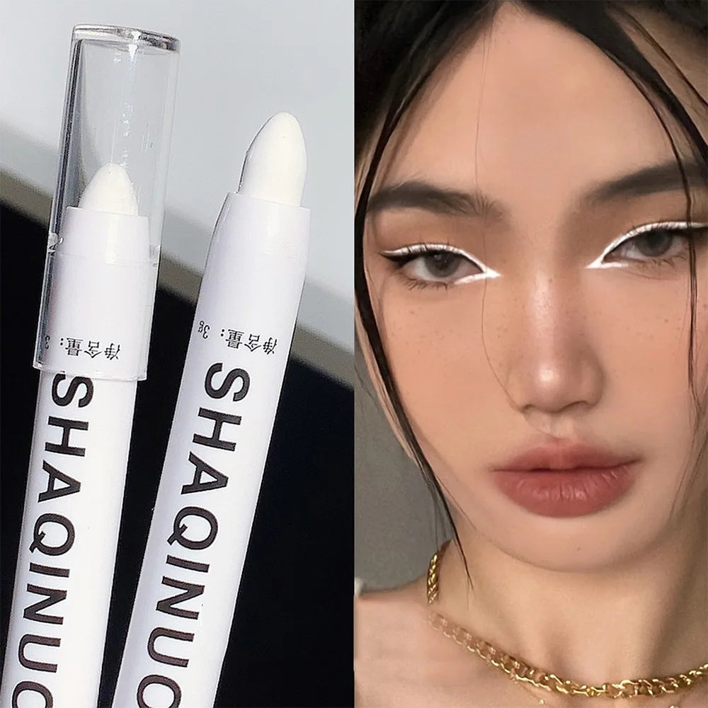 Matte Eyeshadow Stick & White Shimmer Eyeliner Highlighter