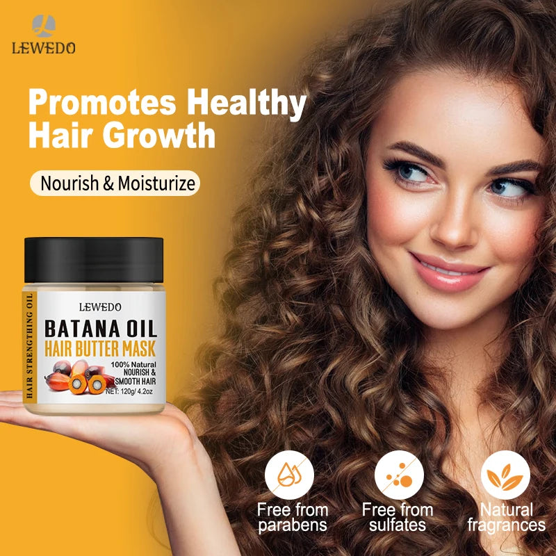 Pure Batana Hair Growth Oil For Stronger, Fuller Hair