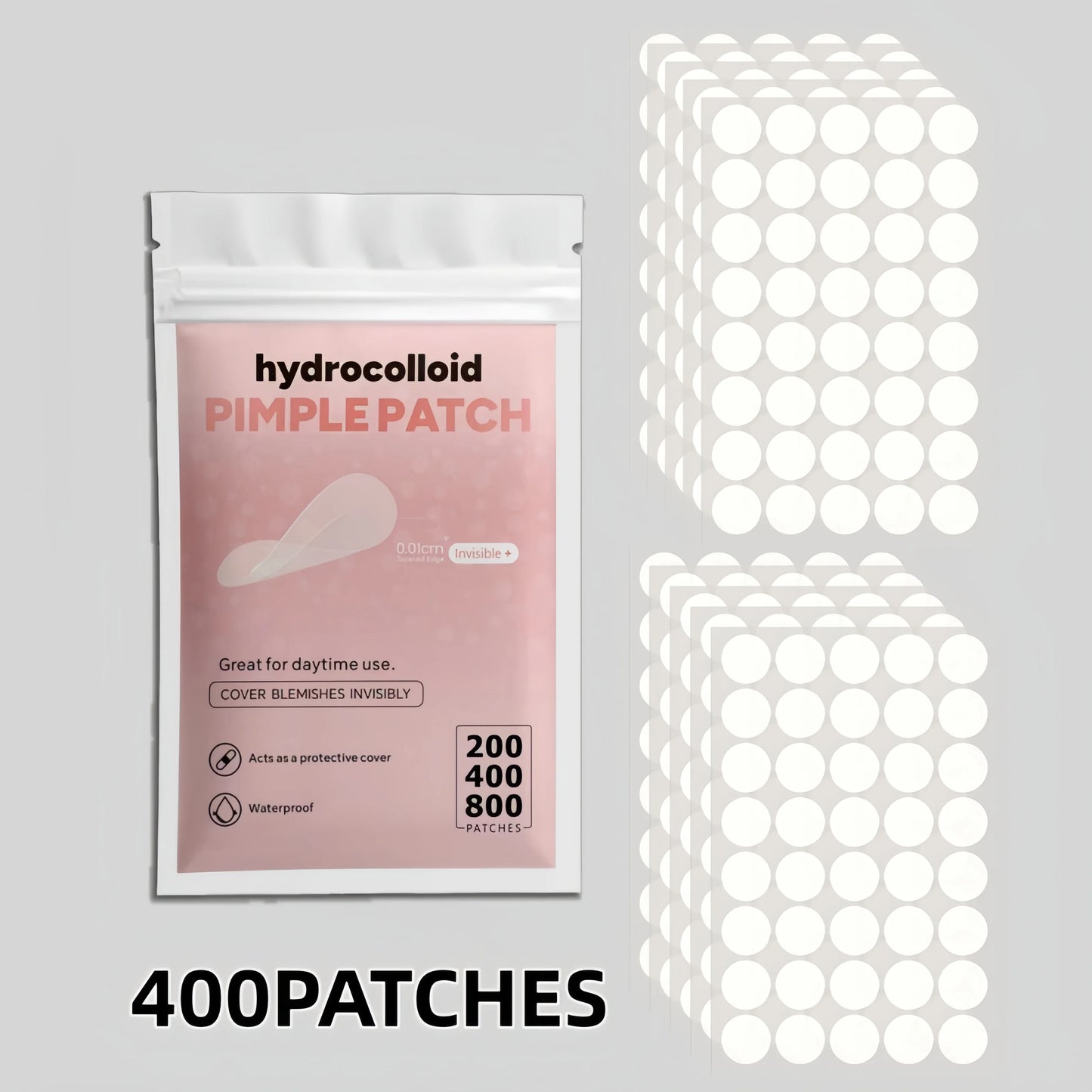 Invisible Hydrocolloid Pimple Patch Set – Mixed Sizes