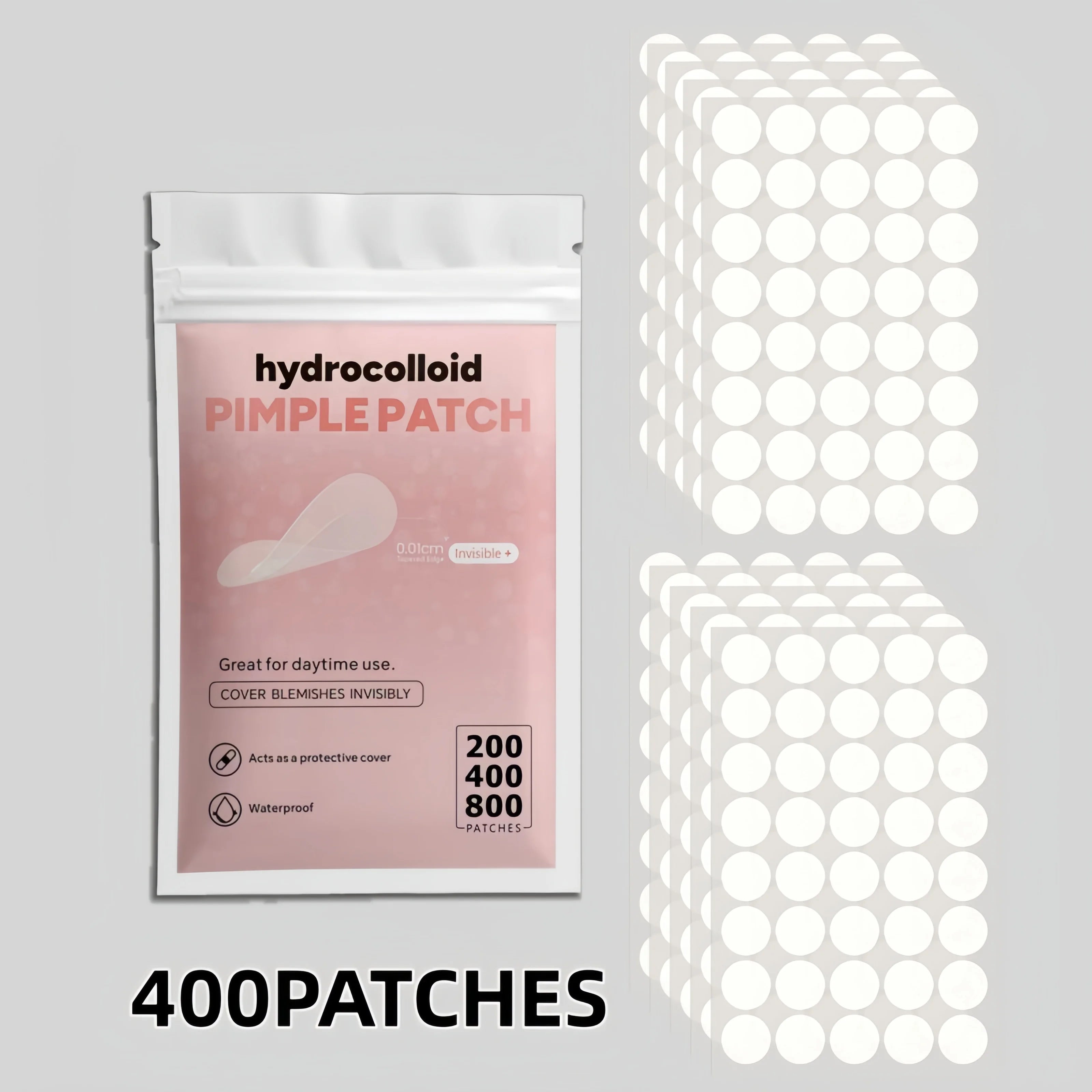 Invisible Hydrocolloid Pimple Patch Set – Mixed Sizes