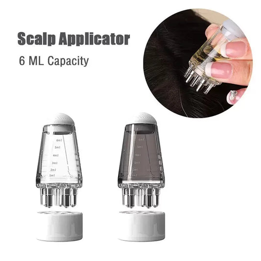 Scalp Oil Applicator Comb – Roller Massage & Precise Dosing