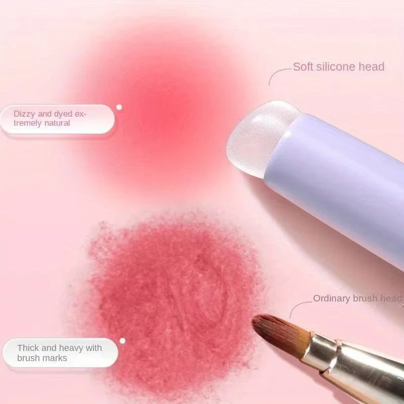 Silicone Lip Brush Applicator With Plastic Handle