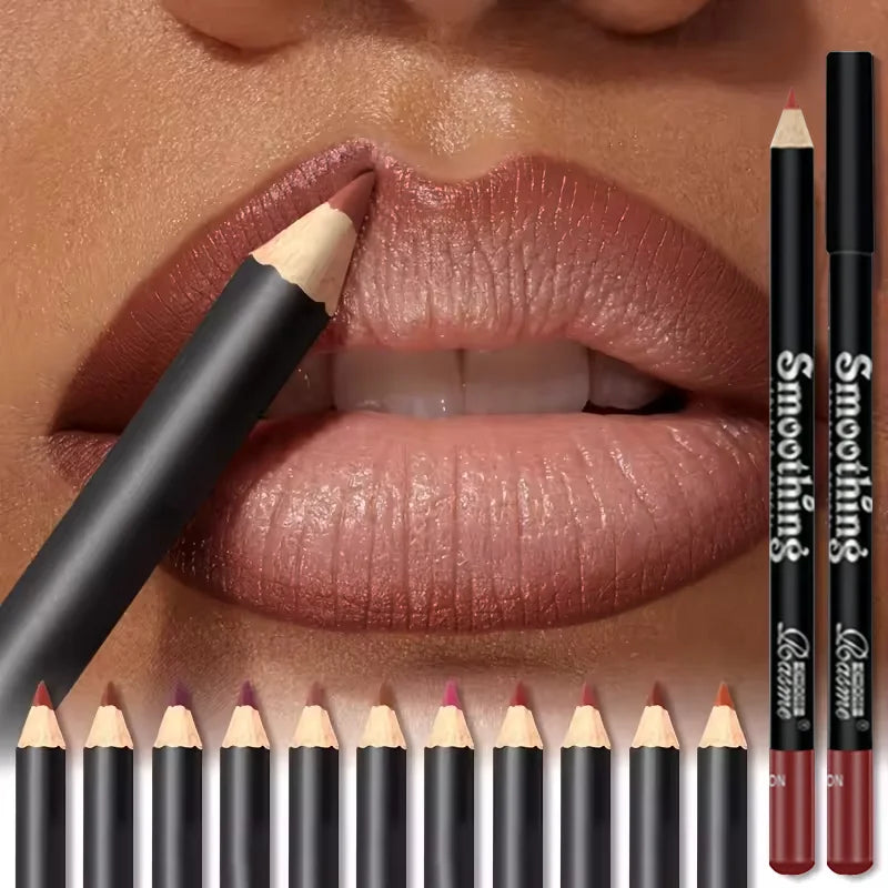 Long-Lasting Waterproof Matte Lip Liner Pencil