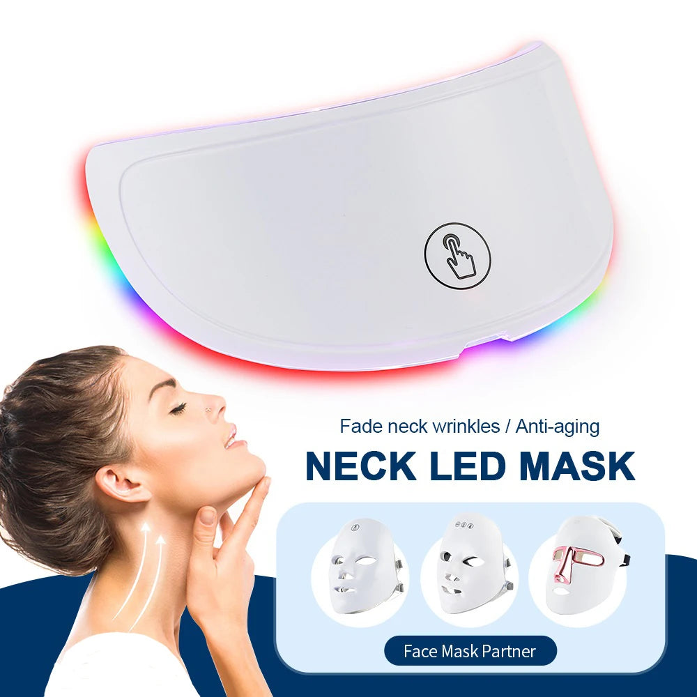 7-Color LED Facial And Neck Mask – Skin Rejuvenation
