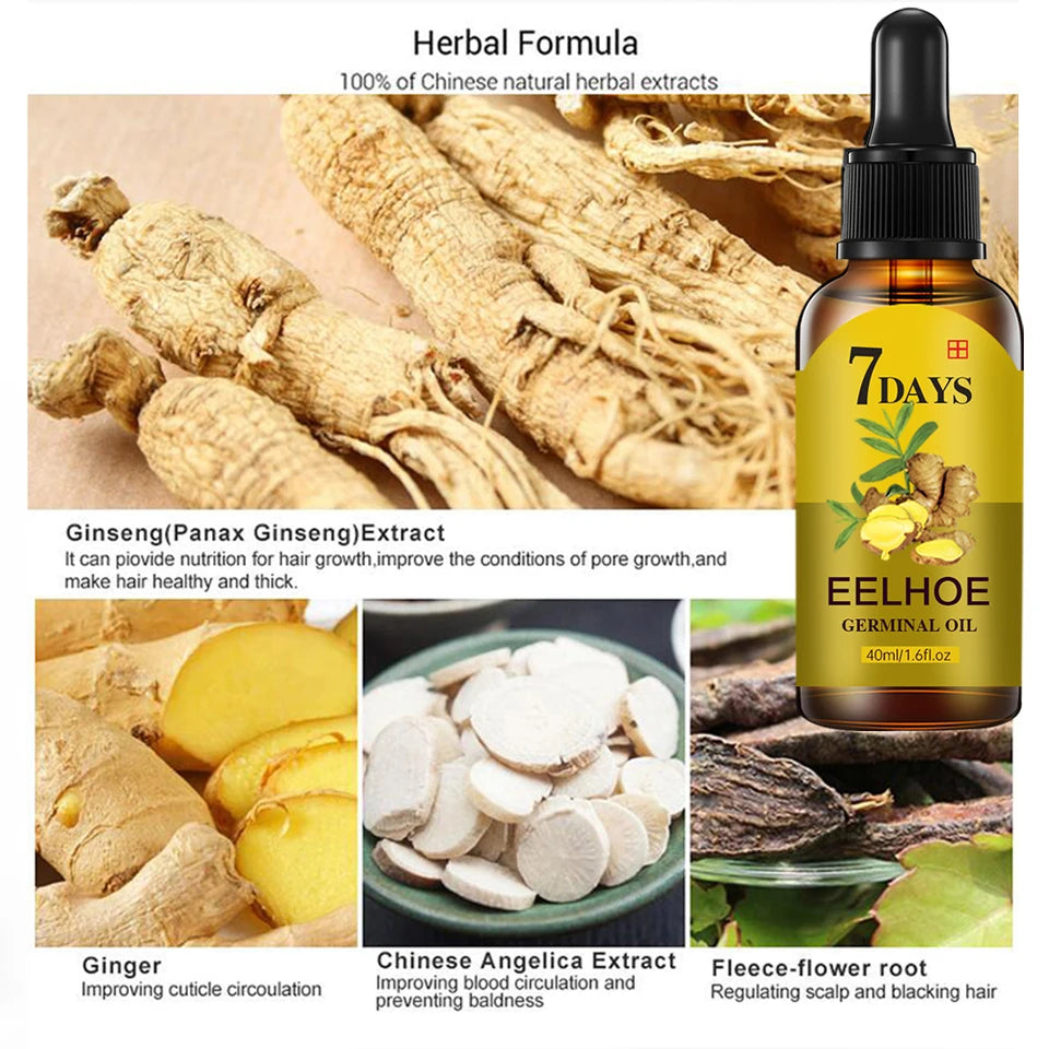 Ginger Hair Growth Serum Oil For Thicker, Fuller Hair