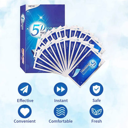 Teeth Whitening Strips Kit – Fast Stain Removal At Home