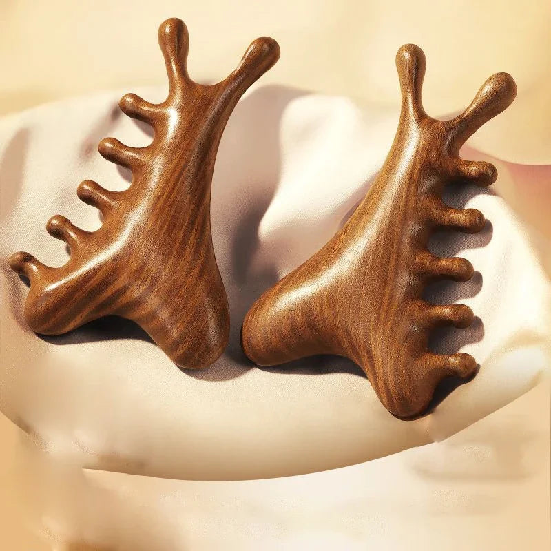 4-in-1 Manual Body Massager Comb for Scalp & Face