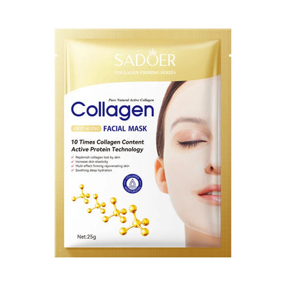 Collagen Facial Sheet Masks – Hydrating Anti-Wrinkle Care