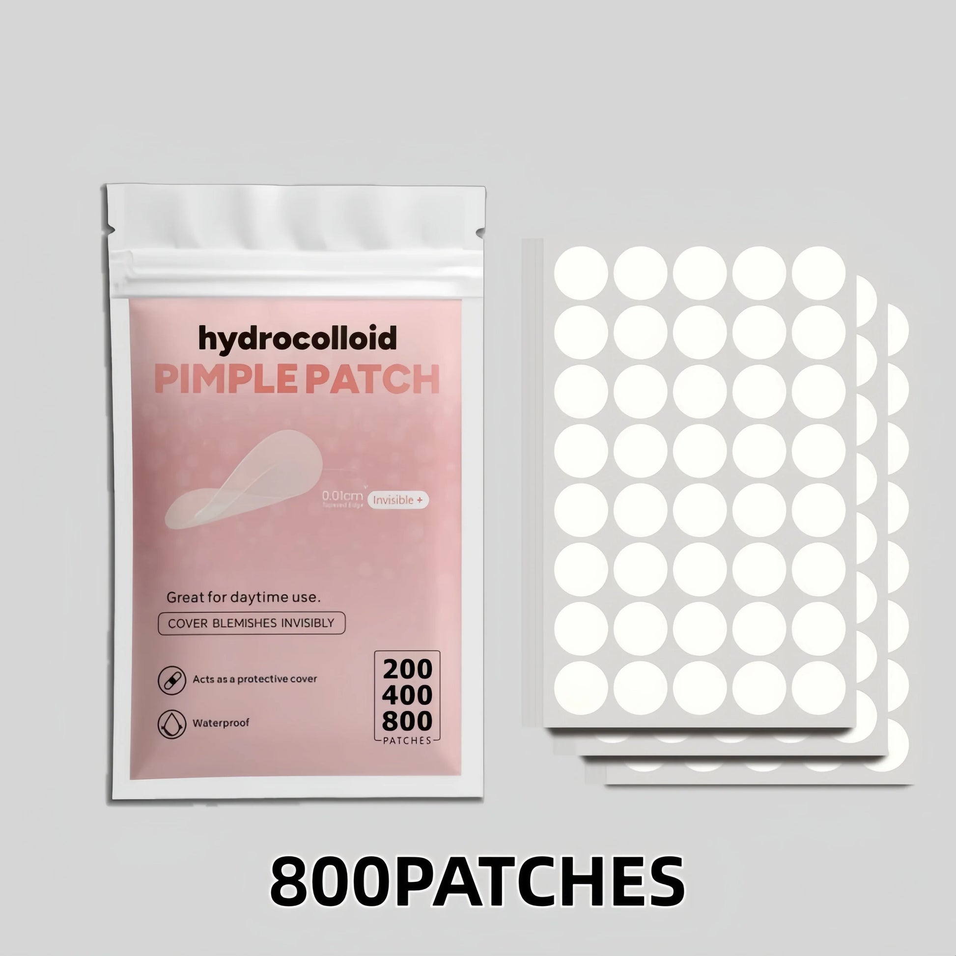 Invisible Hydrocolloid Pimple Patch Set – Mixed Sizes
