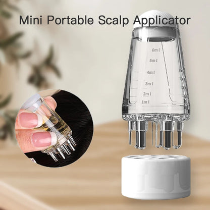 Scalp Oil Applicator Comb – Roller Massage & Precise Dosing